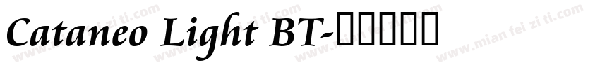 Cataneo Light BT字体转换